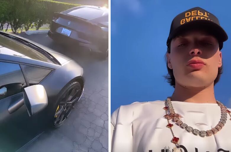 Peso Pluma se regala Ferrari