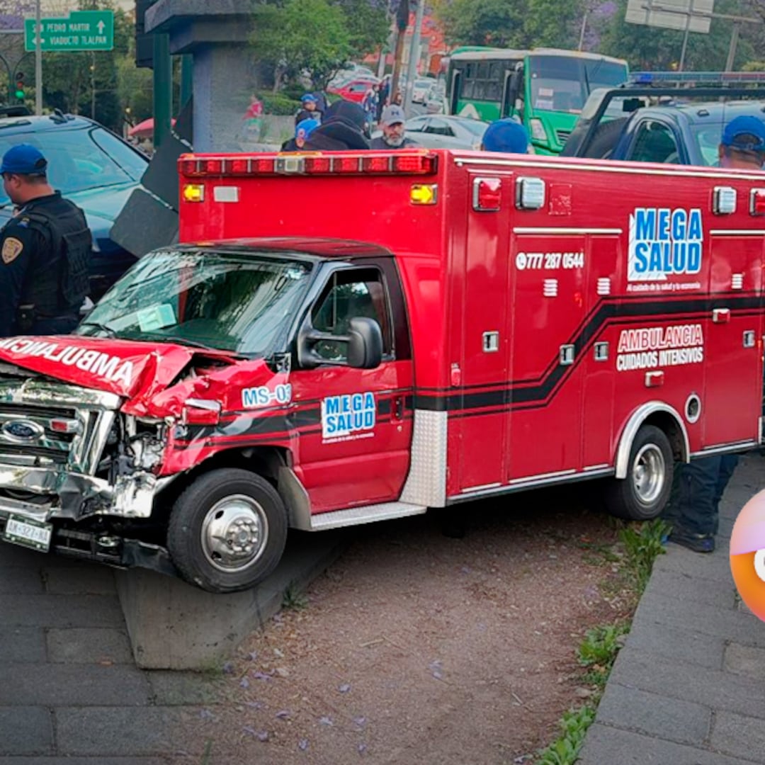Choque en Tlalpan: grúa de SSC CDMX impacta ambulancia con paciente