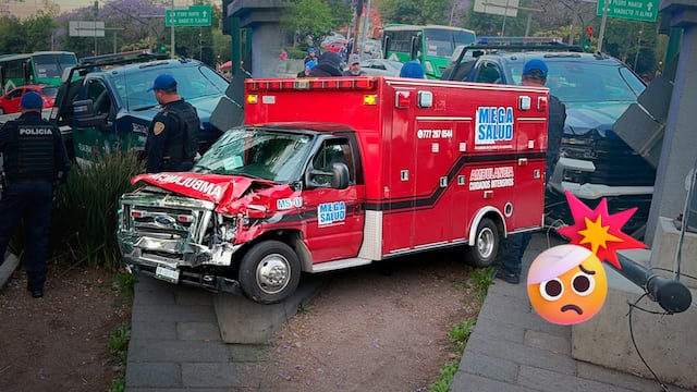 Choque en Tlalpan: grúa de SSC CDMX impacta ambulancia con paciente