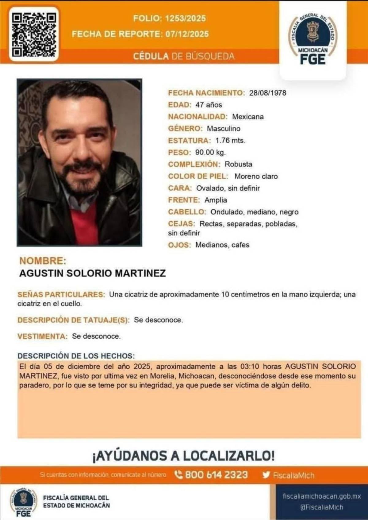 Reportan desaparición de Agustín Solorio Martínez, delegado del PT en Michoacán