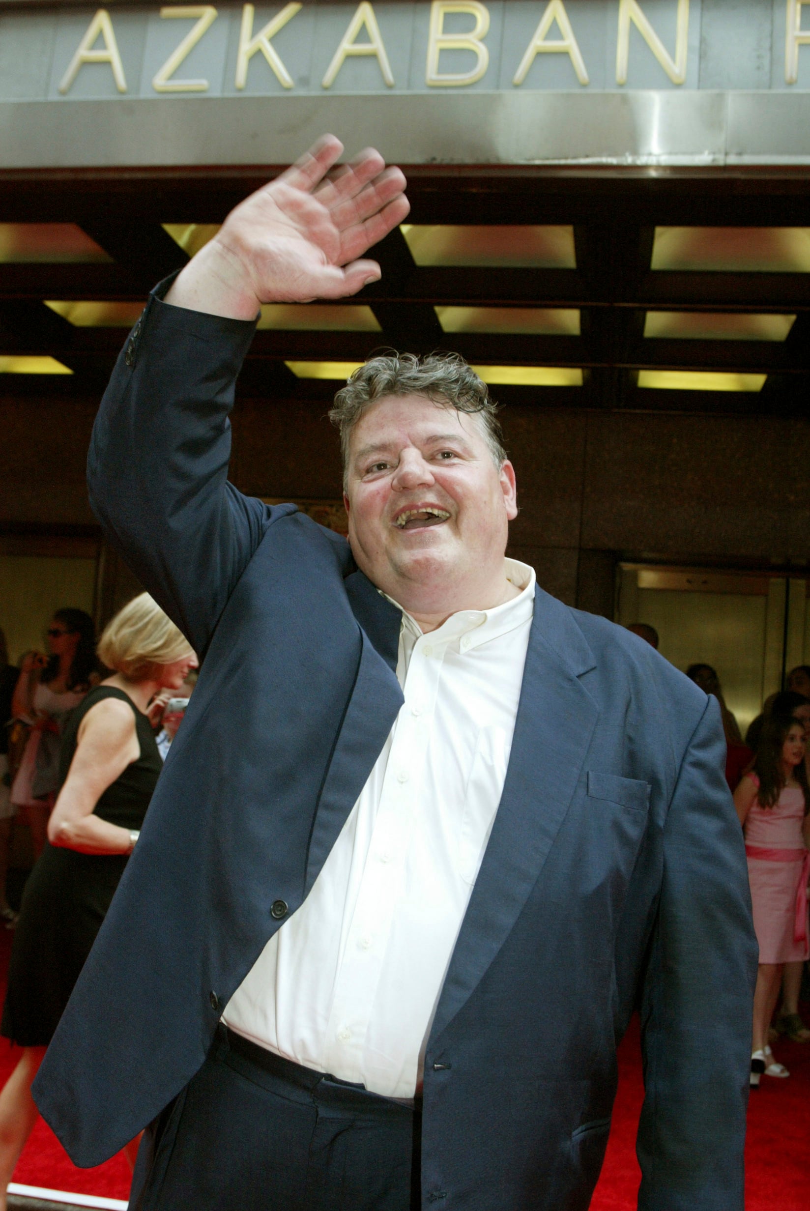 Robbie Coltrane, actor quien hizo a Hagrid en Harry Potter.