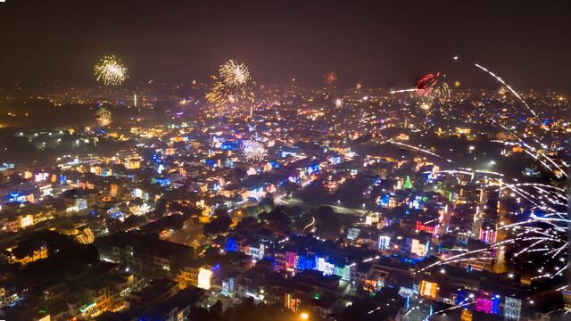 Celebración del Diwali