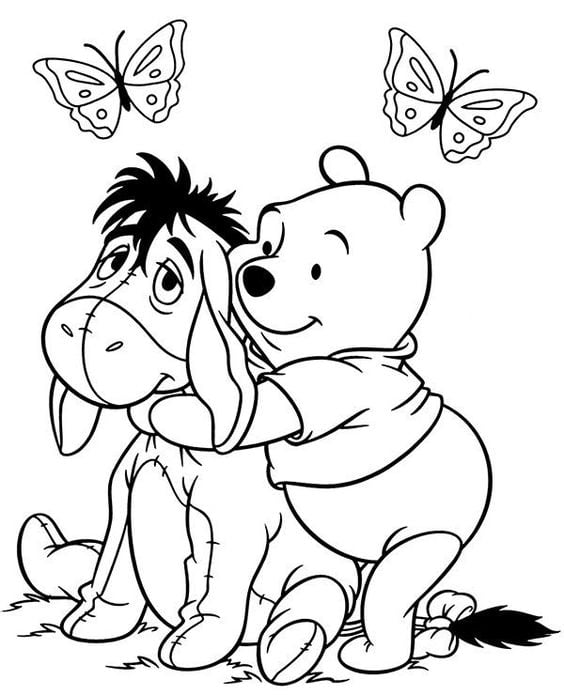 Dibujos de Winnie the Pooh para colorear