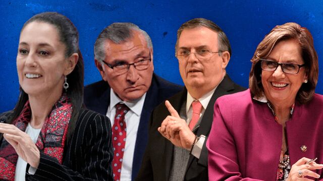 Claudia Sheinbaum, Marcelo Ebrard, Adán Augusto López, Malú Mícher