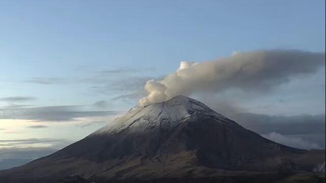 Volcán Popocatépetl el 13 de agosto