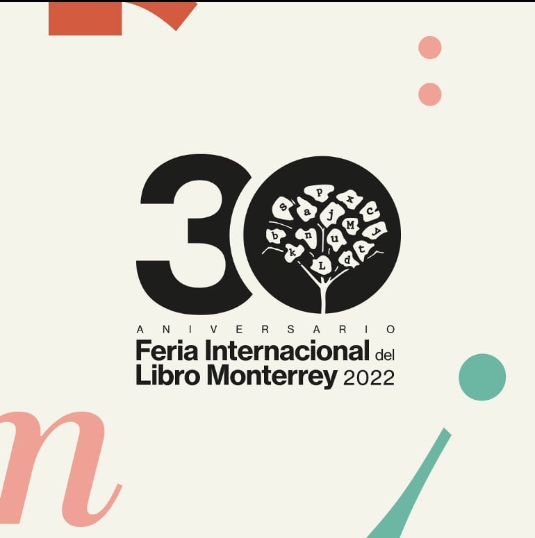 Poster promocional de la Feria Internacional del Libro Monterrey 2022