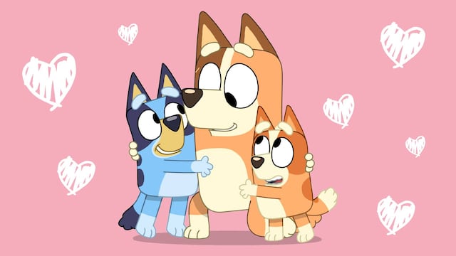 Bluey, Bingo y Chilli en el Día de las Madres