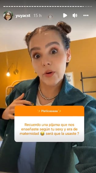 Yuya habla de la pijama sexy que resultó de lactancia.
