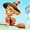Dibujos de Skye brujita de Paw Patrol para colorear: 8 plantillas bonitas para Halloween