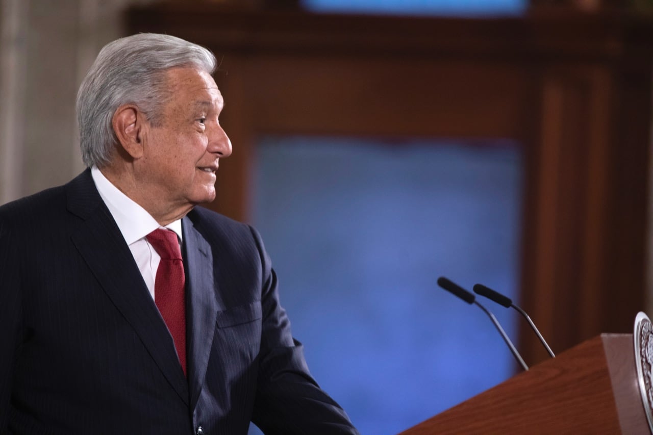AMLO en la conferencia mañanera