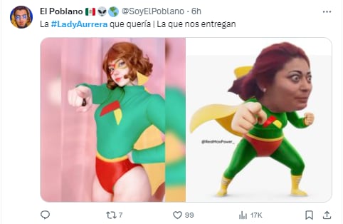 Memes de Lady Aurrerá