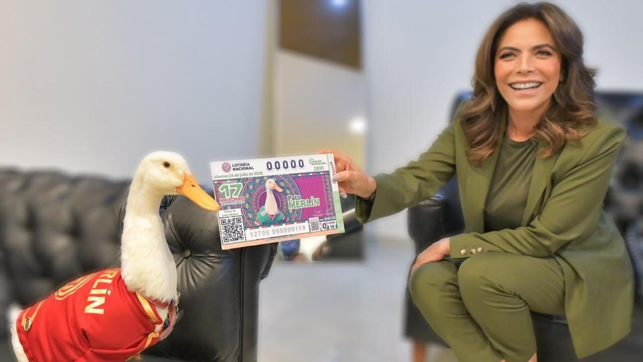Lotería Nacional dedica billete conmemorativo al Pato Merlín