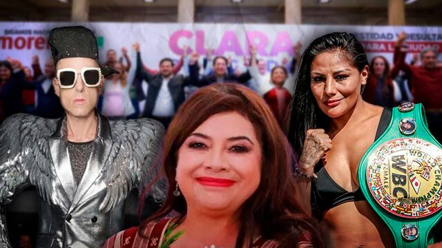 Clara Brugada: Edy Smol y La Barby Juárez entre su equipo de precampaña