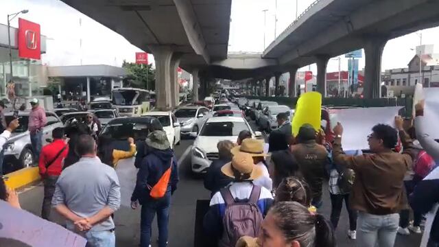 Bloqueo en Periférico a la altura de Naucalpan