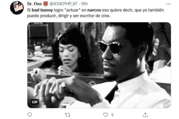 Comentarios sobre Bad Bunny como ‘El Kitty’ Páez en Narcos 3