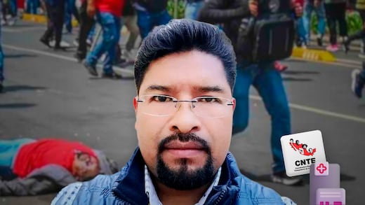 Maestro de la CNTE perderá la vista tras impacto de bala de goma
