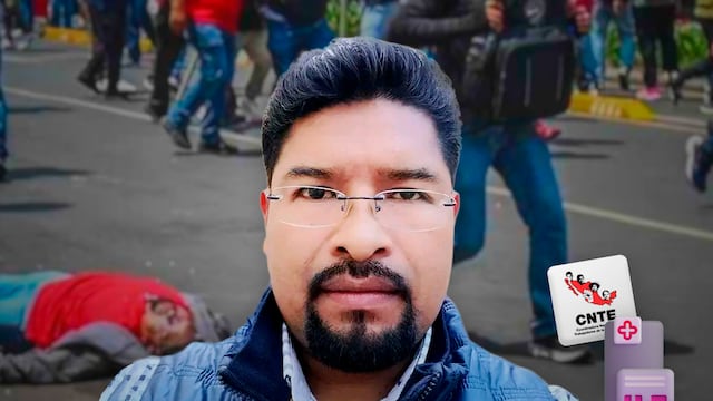 Maestro de la CNTE herido con bala de goma perderá la vista