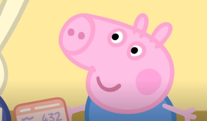 Peppa Pig da un paseo en tren con George por el Día del Ferrocarrilero en México