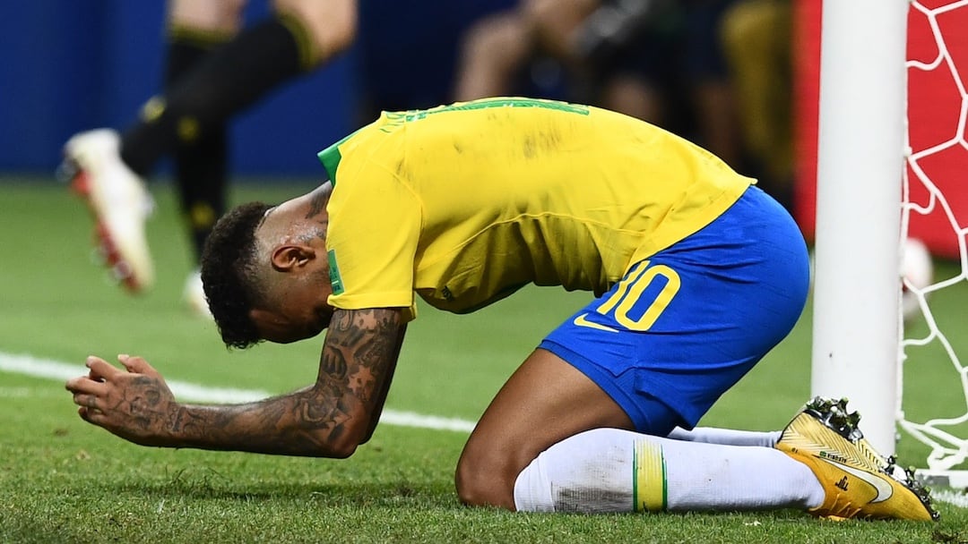 Neymar fue víctima de criticas durante el Mundial de Rusia