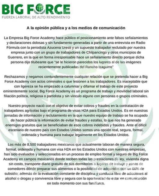Señalan a Abelina Rodríguez, alcaldesa de Acapulco, por posible envío de trabajadores con la empresa Big Force Academy al rancho Izaguirre