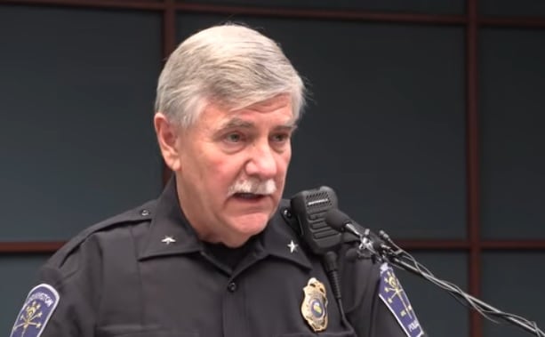 Mike Diekhoff, jefe de policía en Indiana.