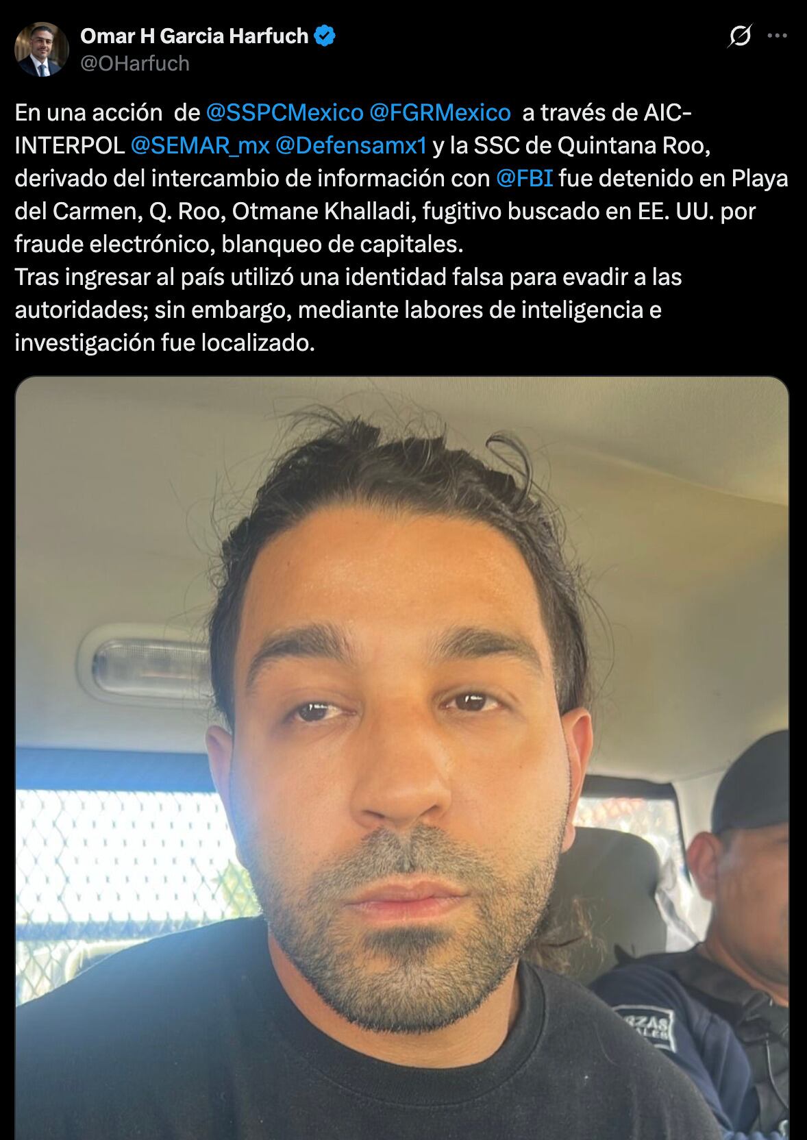 Detienen a Otmane Khalladi, fugitivo buscado por el FBI