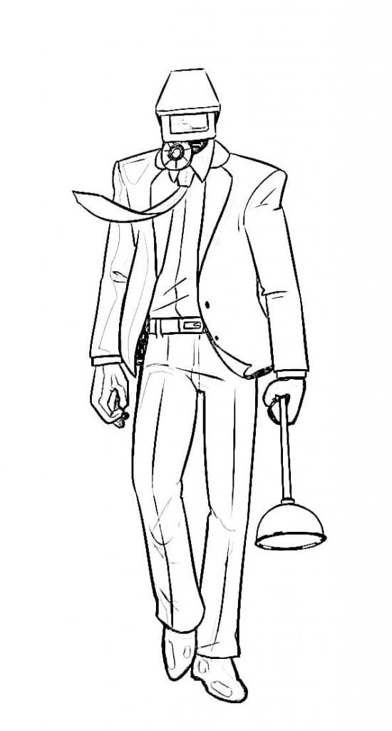 Dibujo de Skibidi Toilet