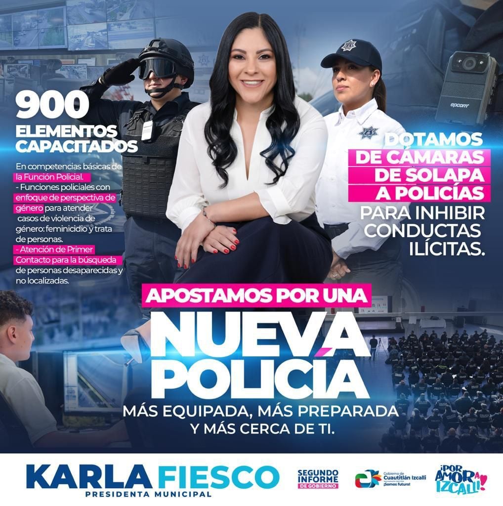 Incidencia delictiva va a la baja en Cuautitlán Izcalli