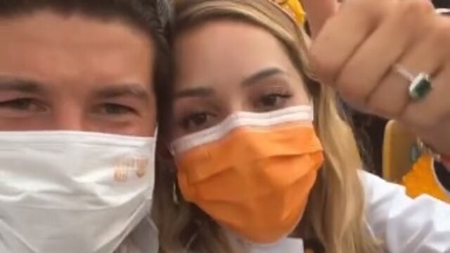 Samuel García en la final de Tigres Femenil