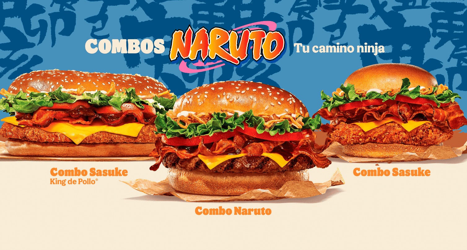 La colección de Naruto en Burger King sí llegará a México