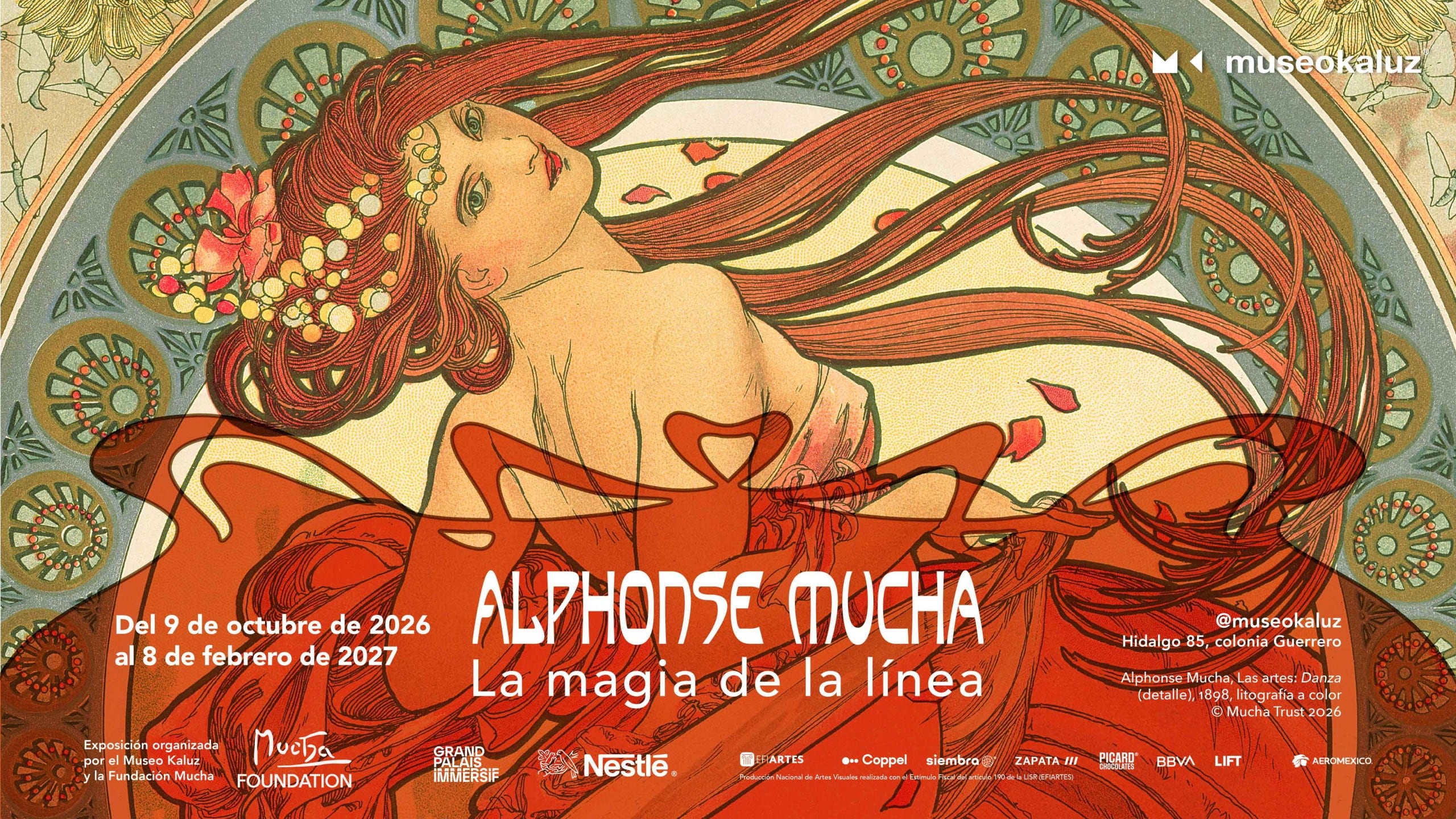 Alphonse Mucha, máximo exponente del Art Nouveau, llega al Museo Kaluz