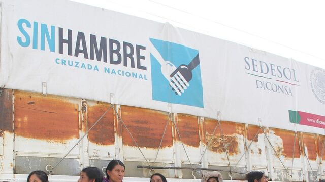 Cruzada Nacional contra el Hambre.