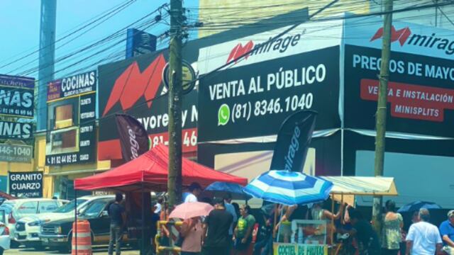 Fila para comprar minisplit