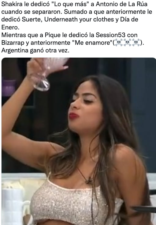 Antonio de la Rua reacciona a la tiradera de Shakira y BZRP contra Gerard Piqué