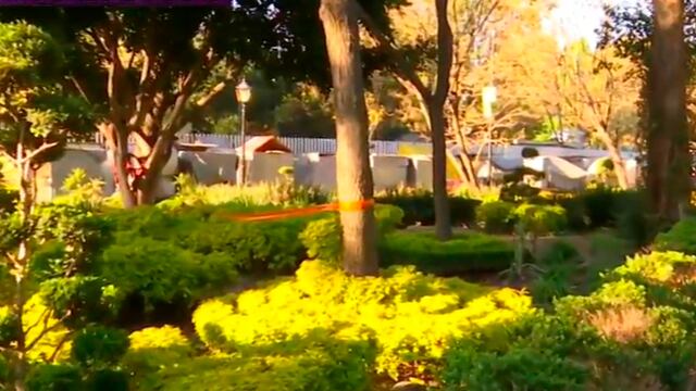 Captura de video del hallazgo de una persona muerta en Jardín Cuitláhuac en Iztapalapa en CDMX