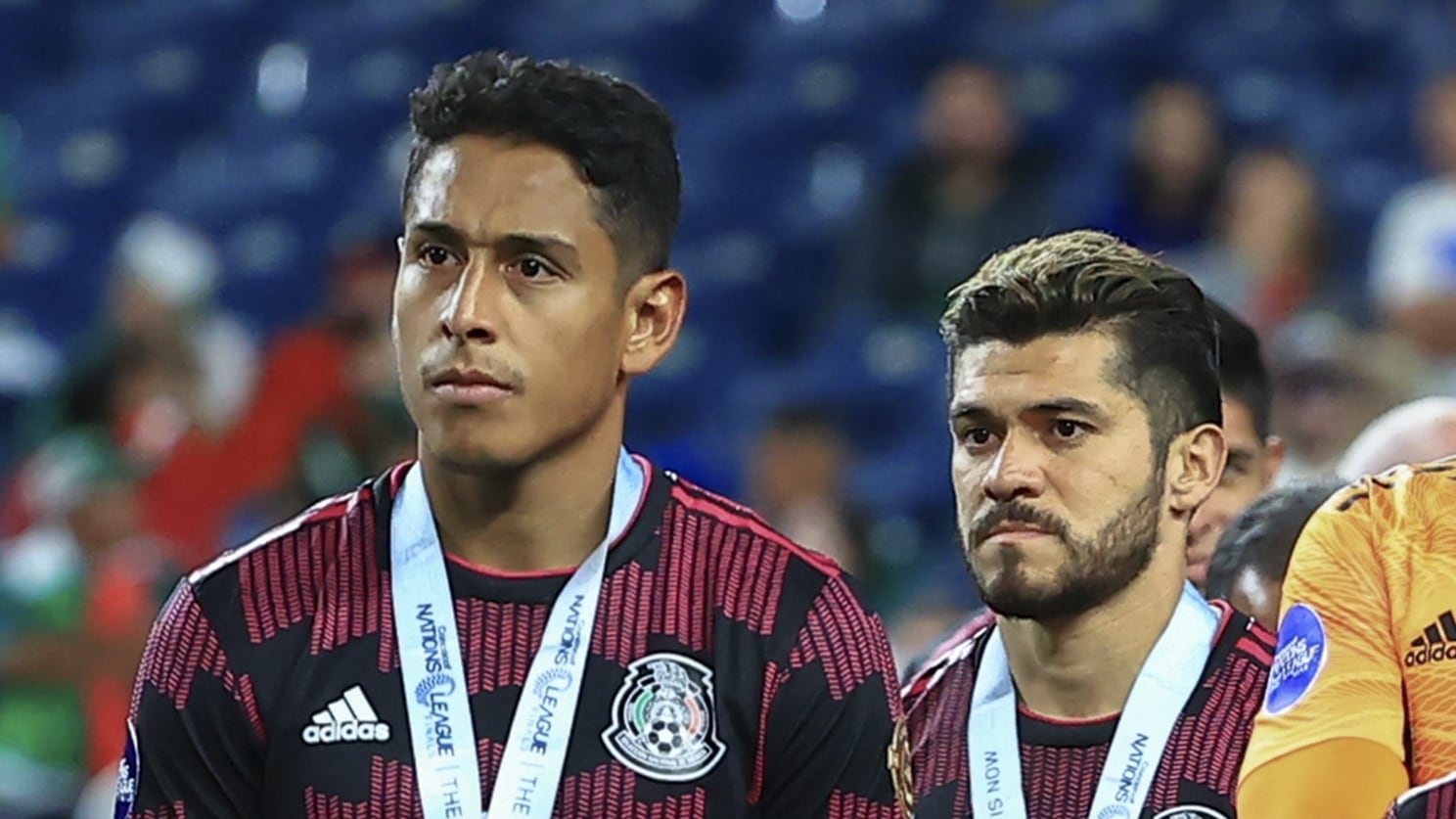 Luis Romo y Henry Martin con la Selección Mexicana