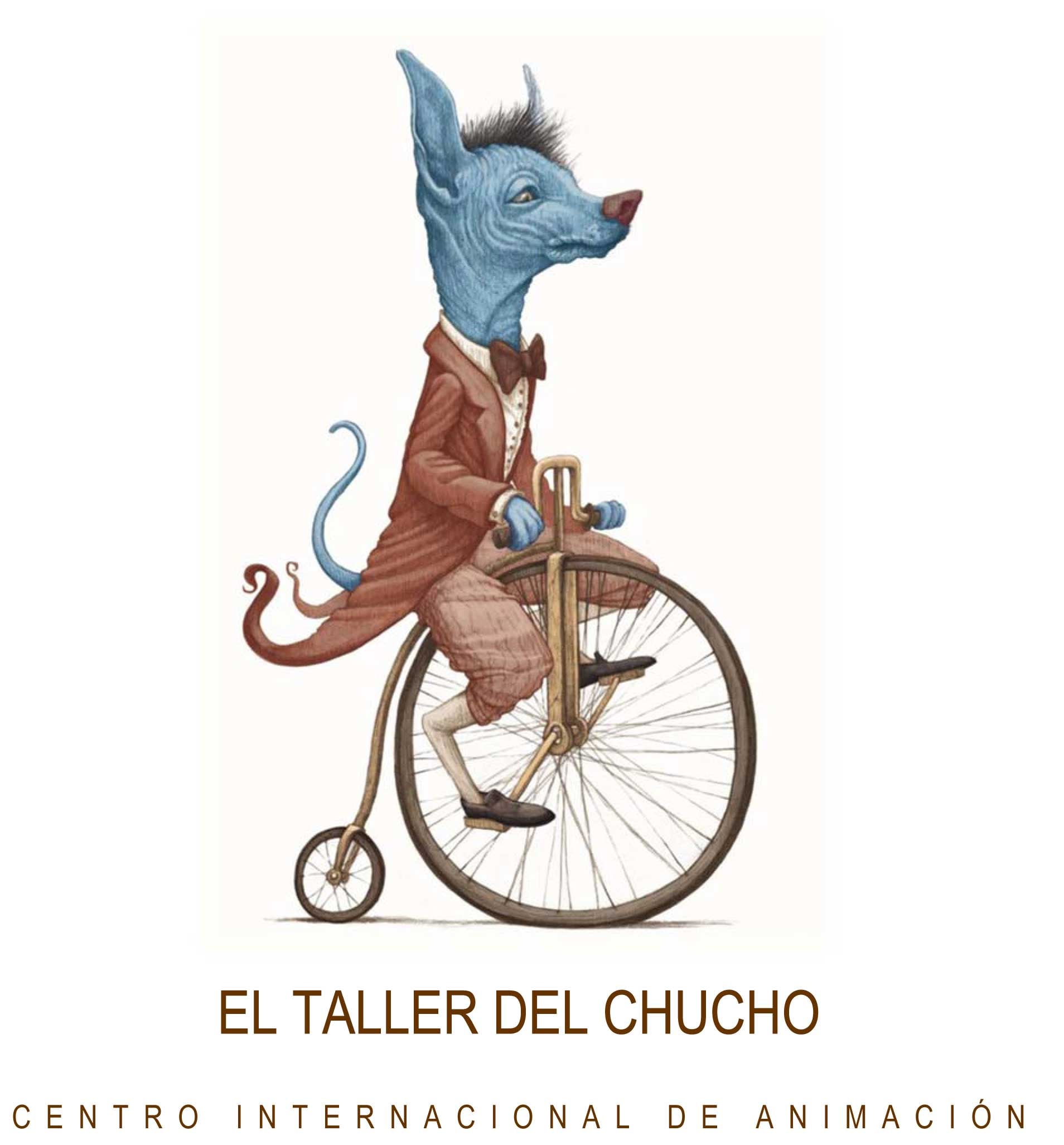 Cartel de "El taller del Cucho", espacio fundado por Guillermo del Toro