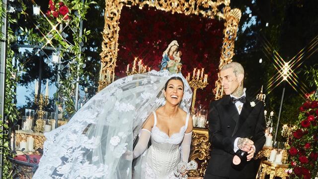 Kourtney Kardashian y Travis Barker