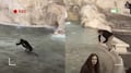 Turista se metió a nadar en la Fontana di Trevi de Roma y fue multado
