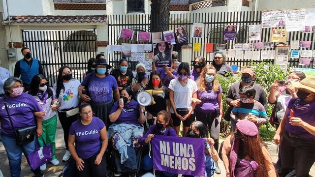 Protesta en la casa Jalisco, CDMX