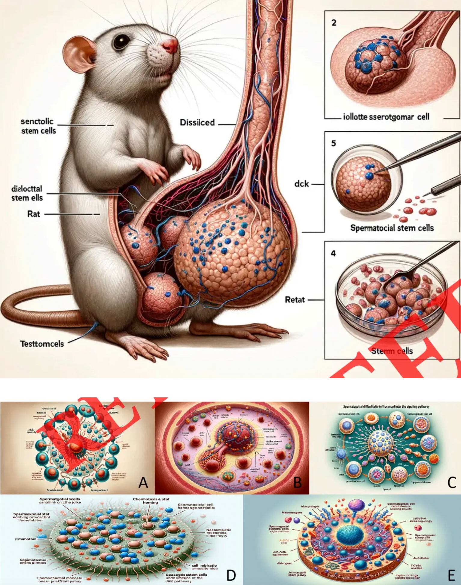 Rata con pene gigante de inteligencia artificial