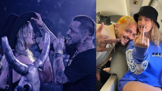 Christian Nodal y Nathalia Milán