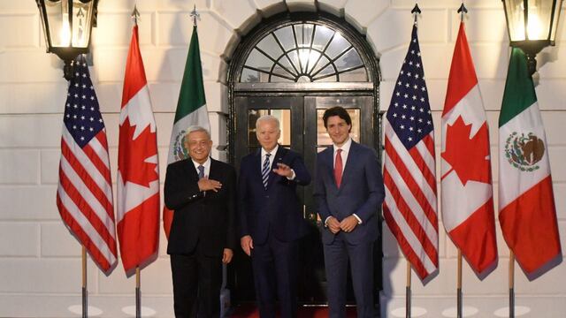 AMLO, Joe Biden y Justin Trudeau