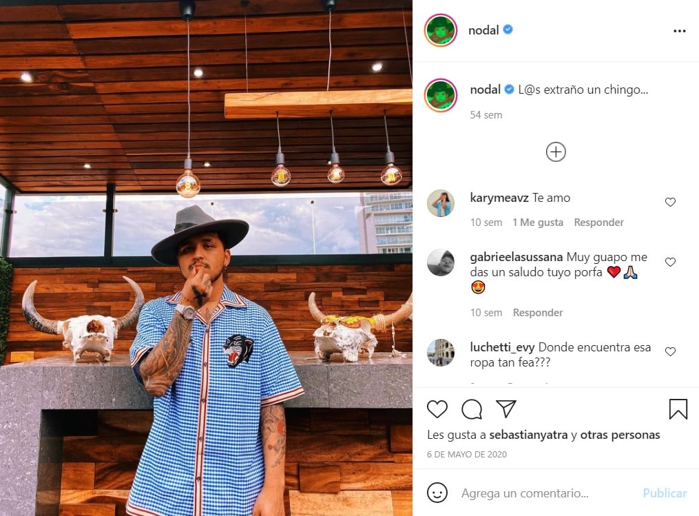 Christian Nodal se compromete con Belinda