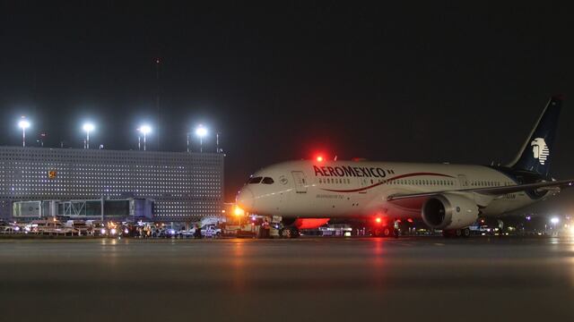 Avión de Aeroméxico
