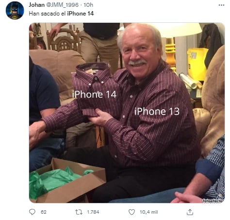 Memes por el lanzamiento del nuevo iPhone 14