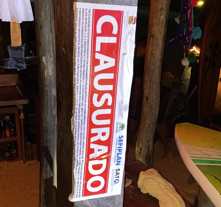 Se colocaron sellos de clausura.