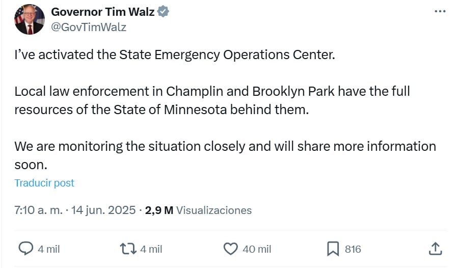 No Kings Day en vivo