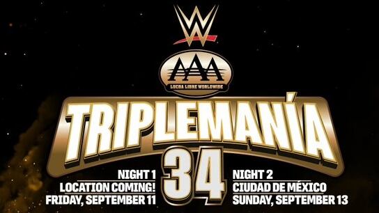 Triplemanía hará historia: WWE confirma evento de dos noches