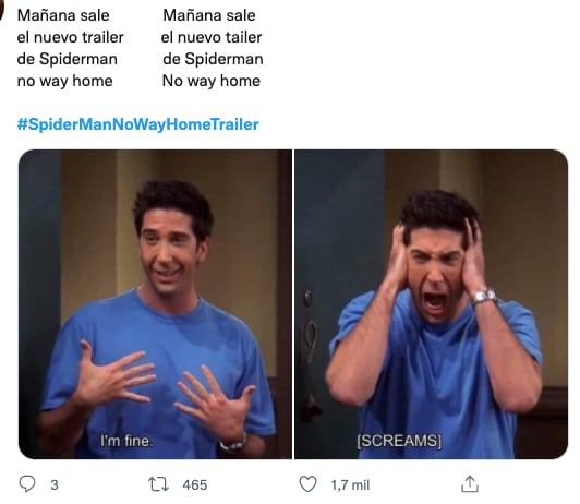Memes sobre tráiler de 'Spider-Man: No Way Home'